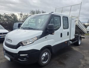 IVECO 35C14 BENNE COFFRE 6 PLACES double cabine 2.3L 140cv